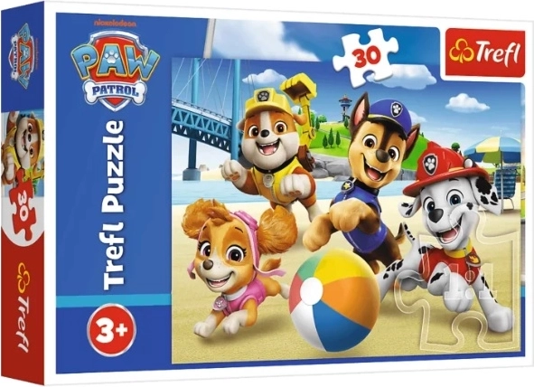 Puzzle La Patrulla Canina «Cztery łapy» (30 piezas)