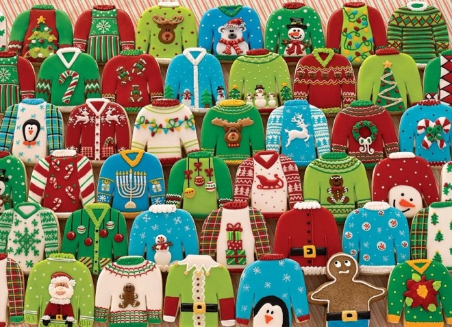 Puzzle COBBLE HILL Suéteres navideños feos 1000 piezas