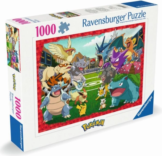 Puzzle de 1000 piezas POKÉMON Combate definitivo Ravensburger