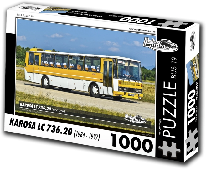 Puzle Retro-autos Karosa LC 736.20 autobús 1000 piezas
