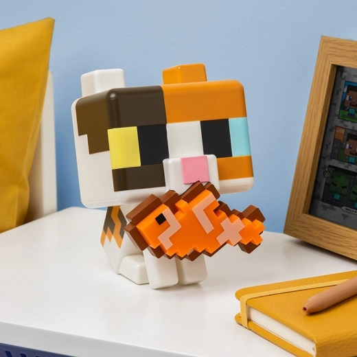 Lámpara Minecraft GloBuddies Gato