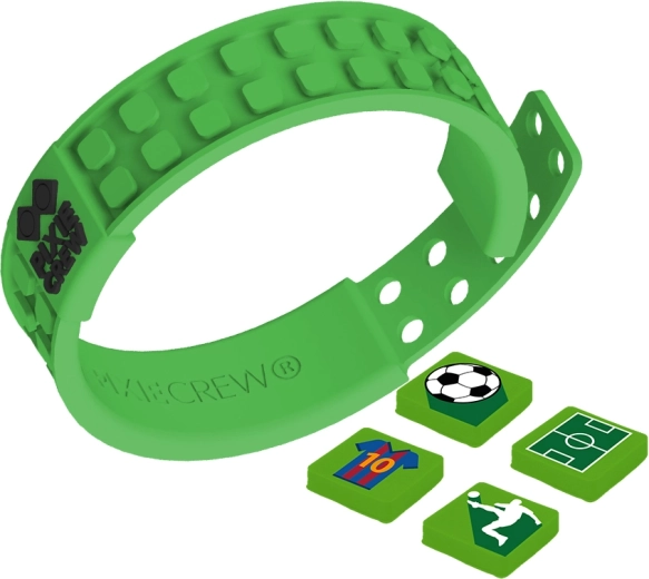 PIXIE CREW pulsera de píxeles de fútbol verde