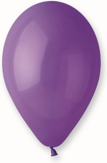 Globos morados pastel de 25 cm