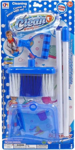 Pequeña limpiadora: set de limpieza infantil con escoba y recogedor