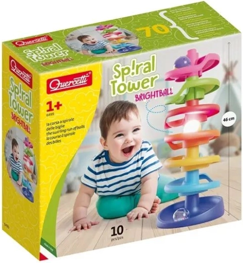 Quercetti Torre espiral con canicas
