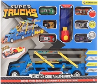 Camión con lanzador de coches