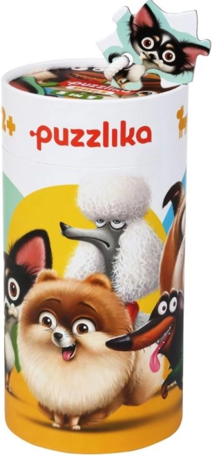 Puzzlika perros 5 en 1 – rompecabezas ilustrado infantil de 27 piezas
