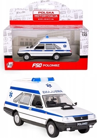 Miniatura Polonez Cargo – ambulancia 1:43