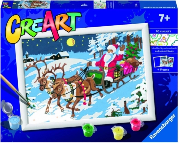 Pintura por números para niños – Navidad CreArt