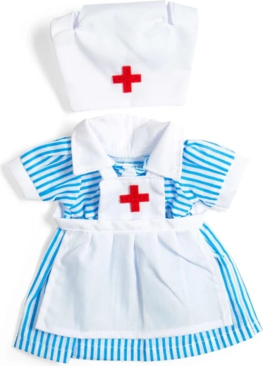 Bigjigs Toys vestido de enfermera para muñeca 28 cm
