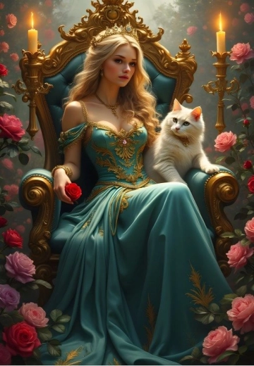 Puzzle Bluebird Reina de las rosas 1000 piezas