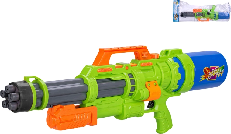Pistola de agua verde con bomba 68 cm