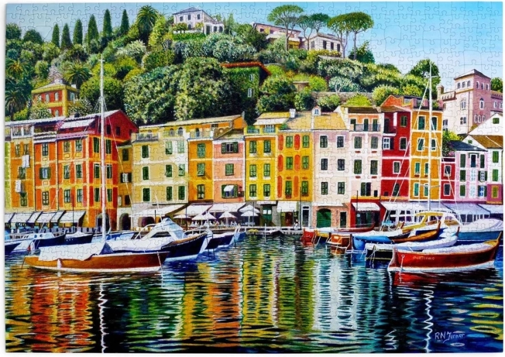 Rompecabezas Puerto de Portofino, 1000 piezas