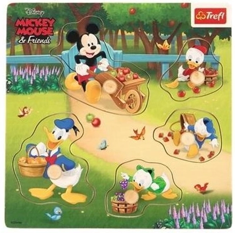 Trefl mini rompecabezas de madera Mickey Mouse