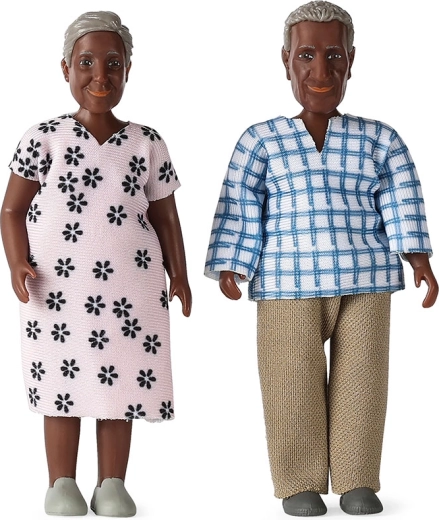 Muñecas Lundby abuela y abuelo para casa de muñecas Billie – set