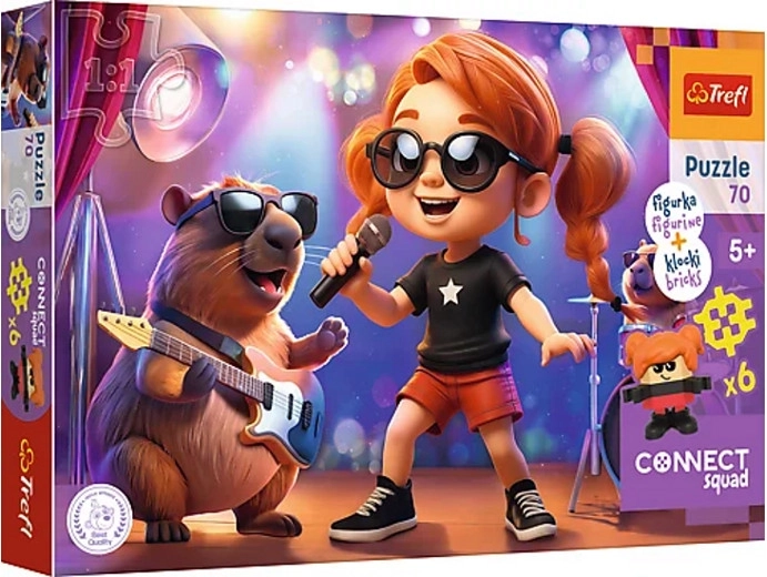 Puzzle Connect Sue de 70 piezas con figura