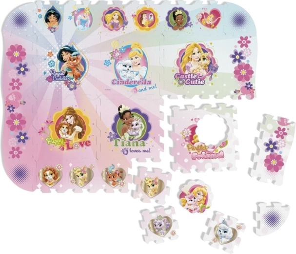 Alfombra rompecabezas de espuma Disney Princess 120 × 90 cm