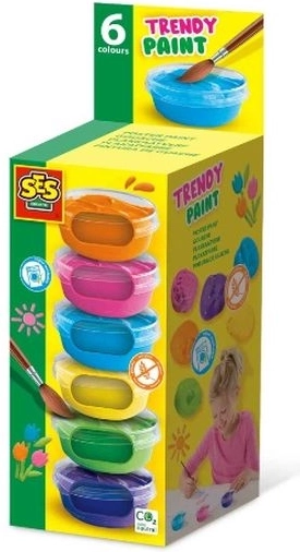 SES Creative témperas – colores de moda 6 × 45 ml