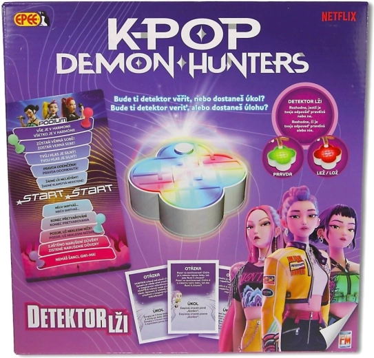 K-POP Demon Hunters detector de mentiras – juego de mesa