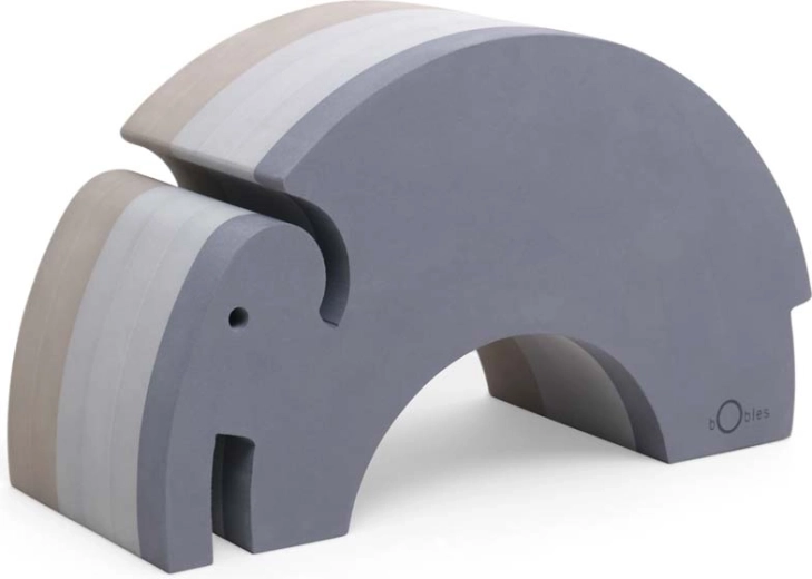 bObles elefante L cloudy blue – juguete de equilibrio y movimiento sensorial