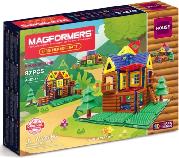 MAGFORMERS Cabaña en el bosque 87 piezas
