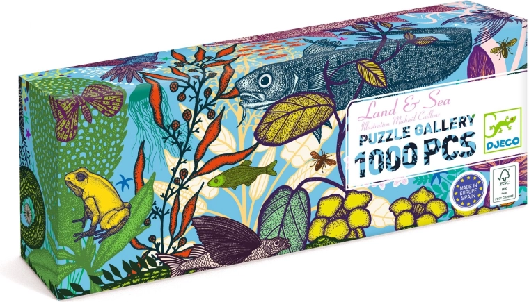 Puzzle flores y mar (1000 piezas)