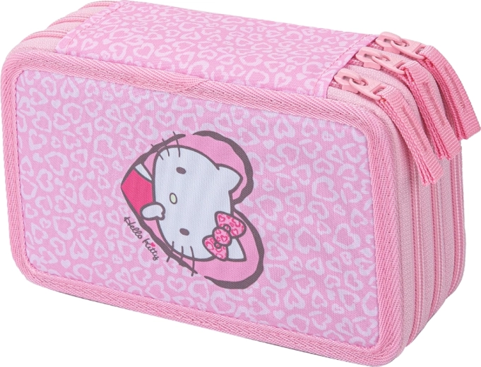 Baagl estuche escolar de tres pisos Hello Kitty Sweet Leopard (GRS)