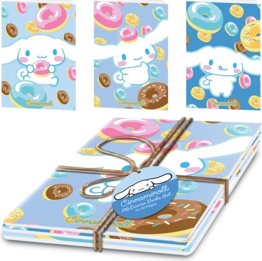 Juego de cuadernos Cinnamoroll A5 (3 uds.)