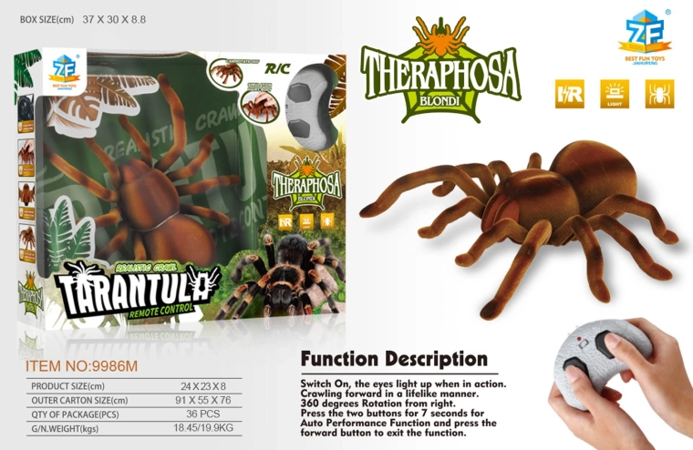 Tarántula teledirigida