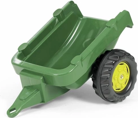 Rolly toys Remolque para tractor de un eje verde oscuro