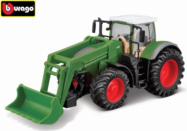 Tractor Bburago Fendt 1050 Vario con pala delantera