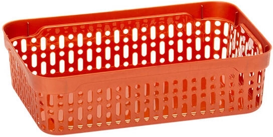 Cesta organizadora MORSETTA 22 × 14,5 × 6 cm – plástico, mix de colores