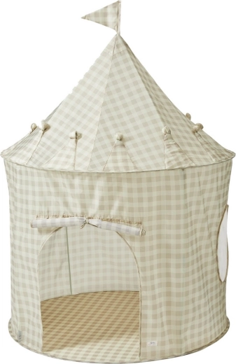 Tienda infantil 3 Sprouts recycled gingham beige