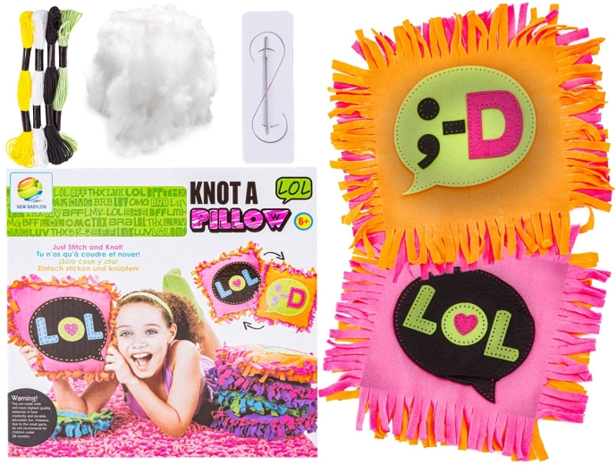 Kit creativo de costura DIY – cojín de peluche para coser