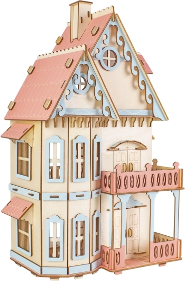 Woodcraft puzle 3D de madera Villa gótica