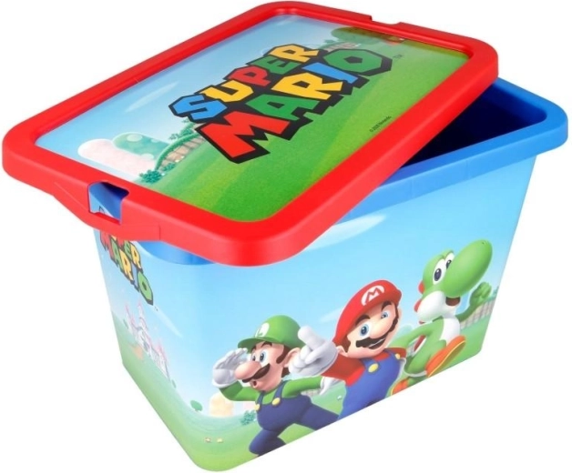 Caja de almacenamiento con tapa Super Mario