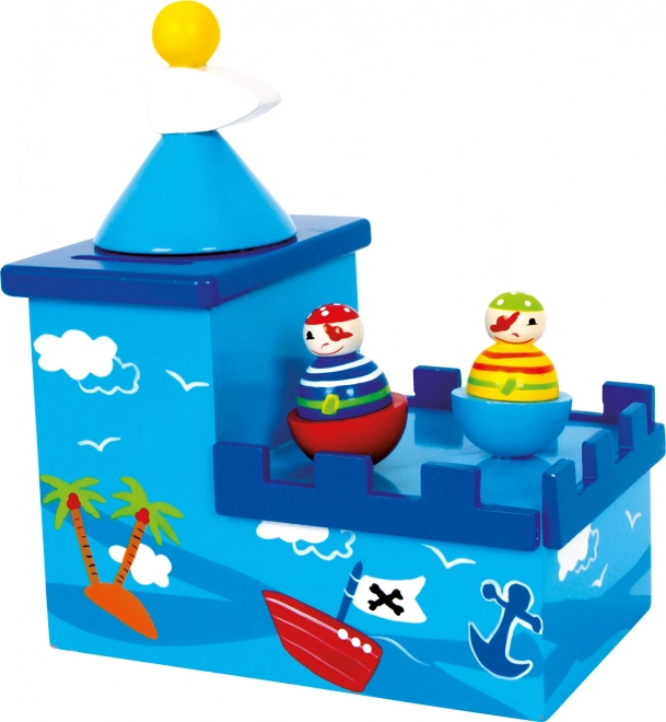 Small Foot hucha musical de madera Olli y Bolli