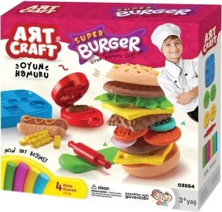 Art Craft set de modelado de hamburguesa 200 g