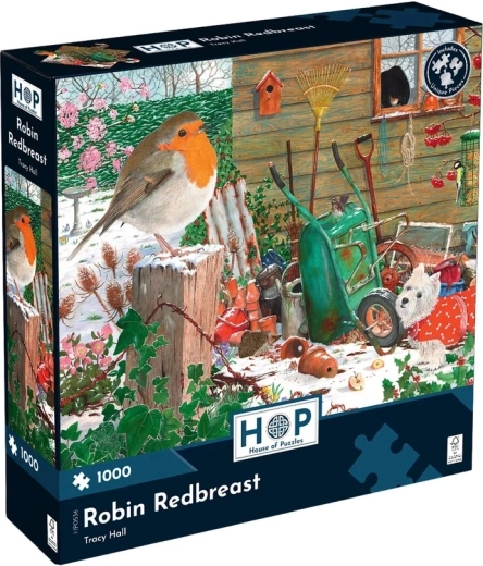 Puzzle Petirrojo europeo de 1000 piezas