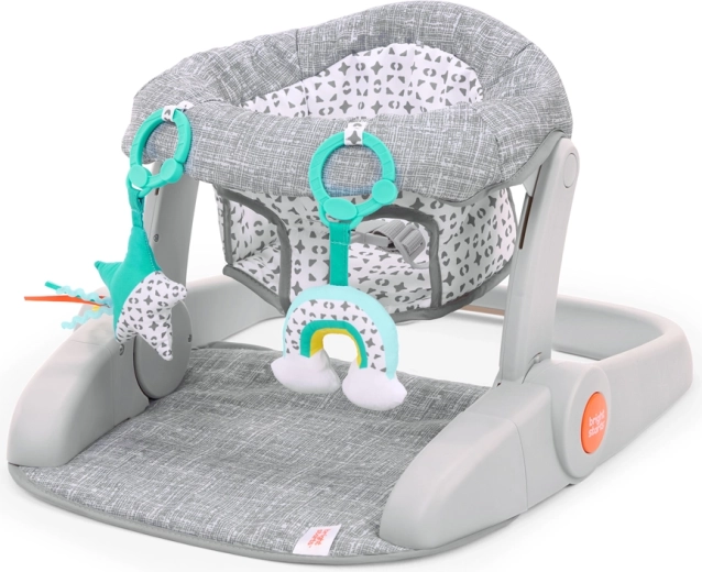 Bright Starts asiento de aprendizaje con juguetes Learn-to-Sit Grey