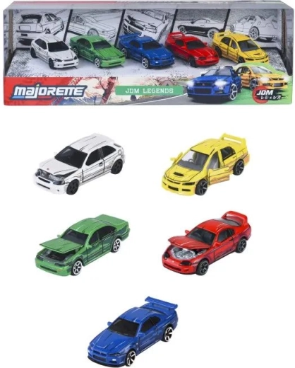 Majorette JDM Legends set de modelos de coches - 5 unidades