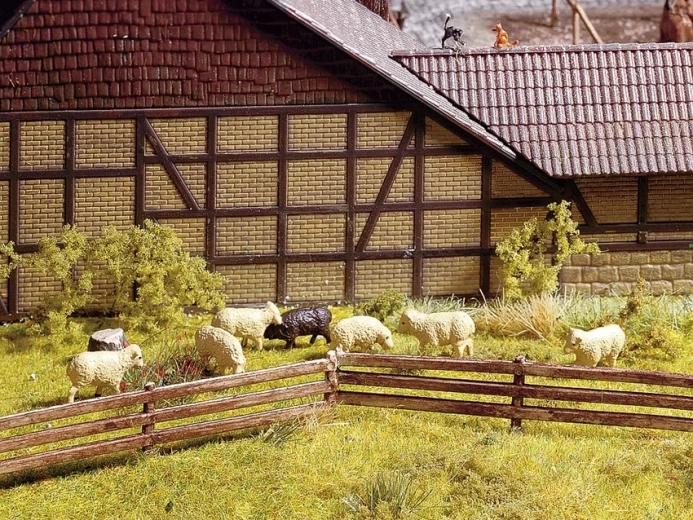 Valla de cercado Noch 100 cm (13 uds) H0