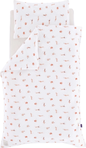 Ropa de cama de jersey Träumeland 135 × 200 cm + 80 × 80 cm cats & dogs