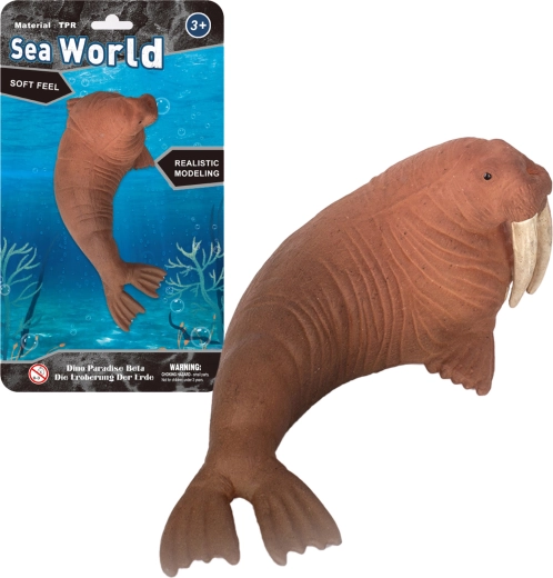 Naturaleza viva: Morsa – modelo realista de 13 cm