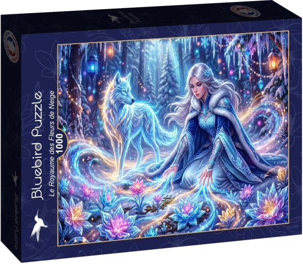 Puzle BLUEBIRD Reino de las flores de nieve, 1000 piezas