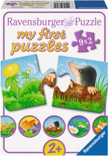 Ravensburger mis primeros puzzles – animalitos en el jardín 9×2 piezas