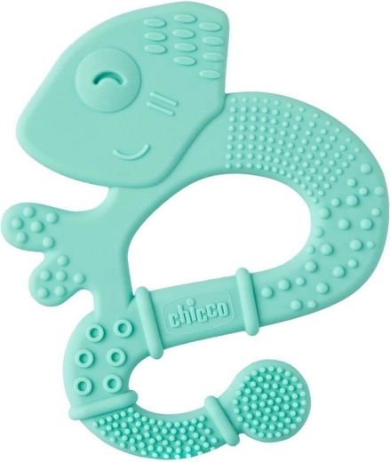 Mordedor de silicona Chicco Super Soft camaleón azul 2m+