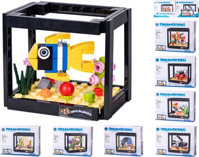 Set de construcción Acuario – mundo submarino creativo para niños 6+