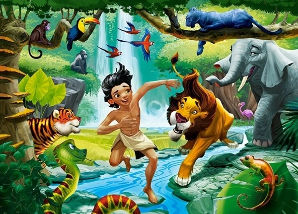 Puzzle de 120 piezas JUNGLE BOOK