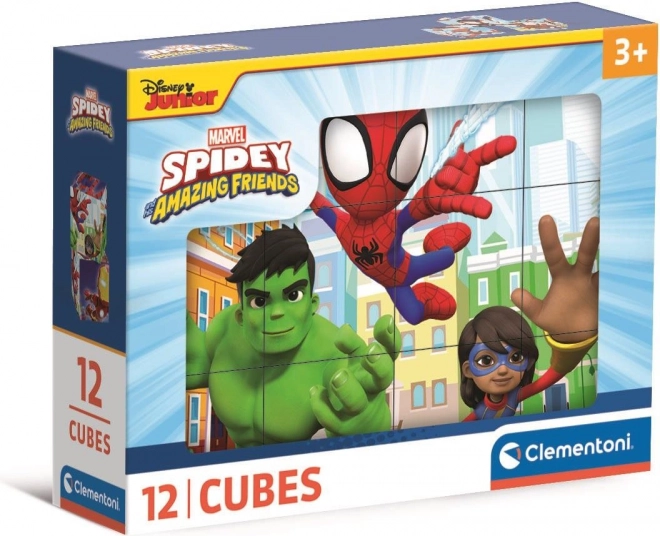 Cubos ilustrados Spidey y sus increíbles amigos – 12 cubos